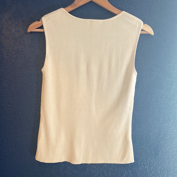 Ann Taylor Sleeveless Silk and Cotton Tank - Picture 2 of 4